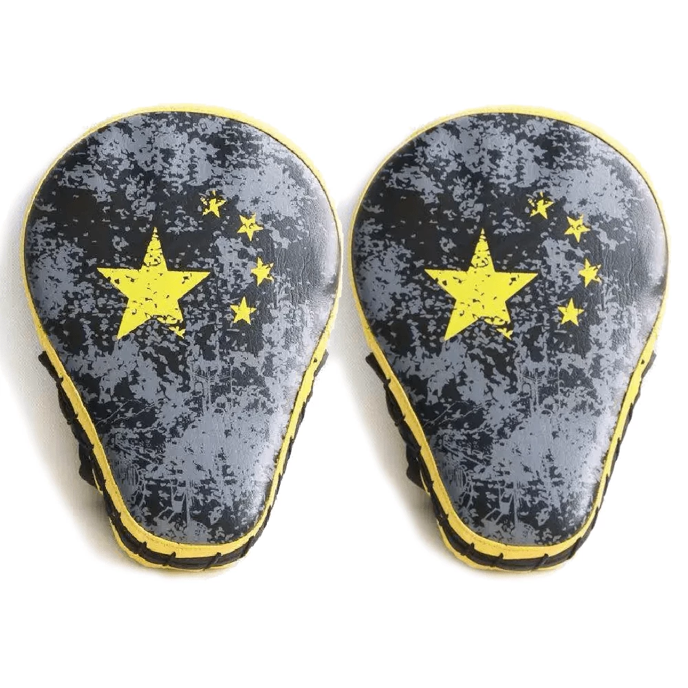 XMARTIAL Black All Star Batting Muay Thai Pads 3 XMARTIAL Black All Star Batting Muay Thai Pads