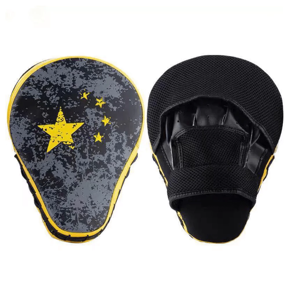 XMARTIAL Black All Star Batting Muay Thai Pads 4 XMARTIAL Black All Star Batting Muay Thai Pads