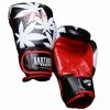 XMARTIAL Black And White High Roller Boxing Gloves