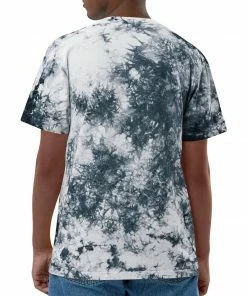 XMARTIAL New Arrival Black And White Oversized Tie-Dye T-Shirt