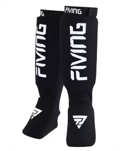 XMARTIAL Black Battle Forge Shin Guards Muay Thai Shin Guards