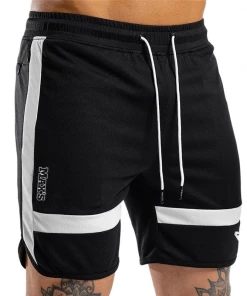 XMARTIAL Black Drill Workout Shorts