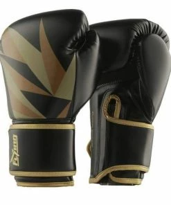 XMARTIAL Black Gold Pro Muay Thai Boxing Gloves