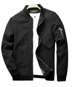 XMARTIAL Black Mountainskin Bomber Jacket Streetwear & Athletics
