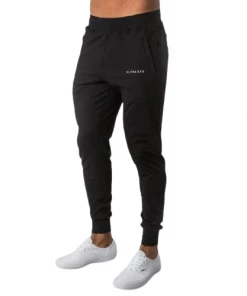 XMARTIAL Black Muscle Fit Joggers