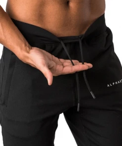 XMARTIAL Black Muscle Fit Joggers