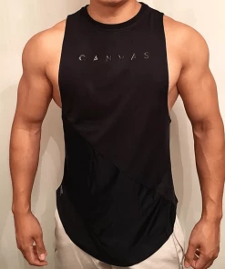 XMARTIAL Streetwear & Athletics Black Running Fit Tank Top