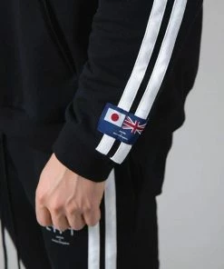 XMARTIAL Black Side Striped Hoodies Joggers 15 XMARTIAL Black Side Striped Hoodies Joggers