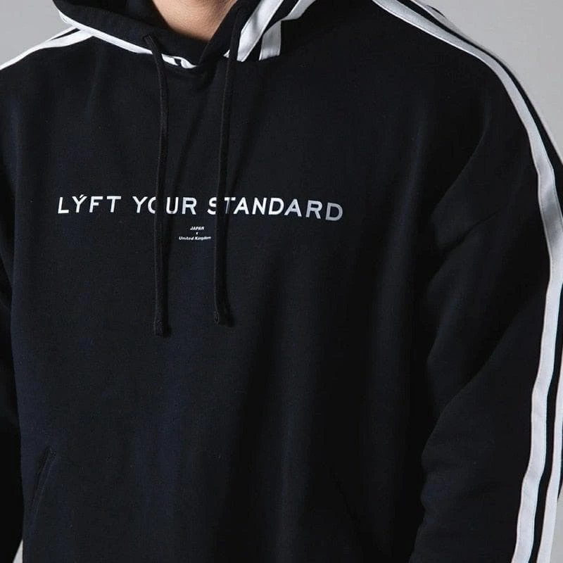 XMARTIAL Black Side Striped Hoodies Joggers 7 XMARTIAL Black Side Striped Hoodies Joggers