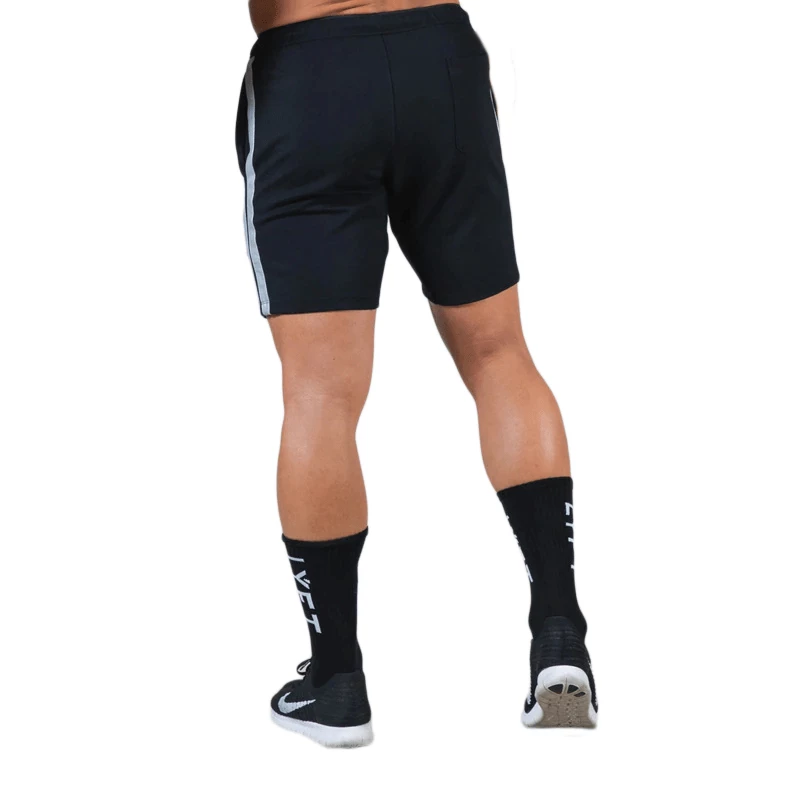 XMARTIAL Black Side Striped Shorts 4 XMARTIAL Black Side Striped Shorts