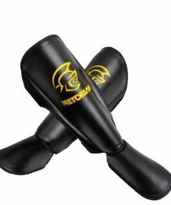 XMARTIAL Black Spartan Muay Thai Shin Guards 6 XMARTIAL Black Spartan Muay Thai Shin Guards