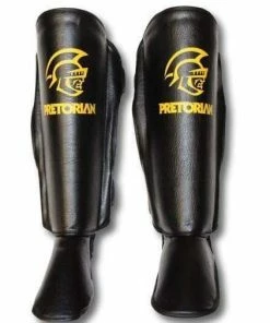XMARTIAL Black Spartan Muay Thai Shin Guards