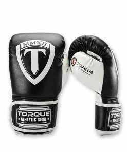XMARTIAL Muay Thai Gear Black Striker Boxing Gloves