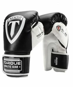 XMARTIAL Muay Thai Gear Black Striker Boxing Gloves 6 XMARTIAL Muay Thai Gear Black Striker Boxing Gloves