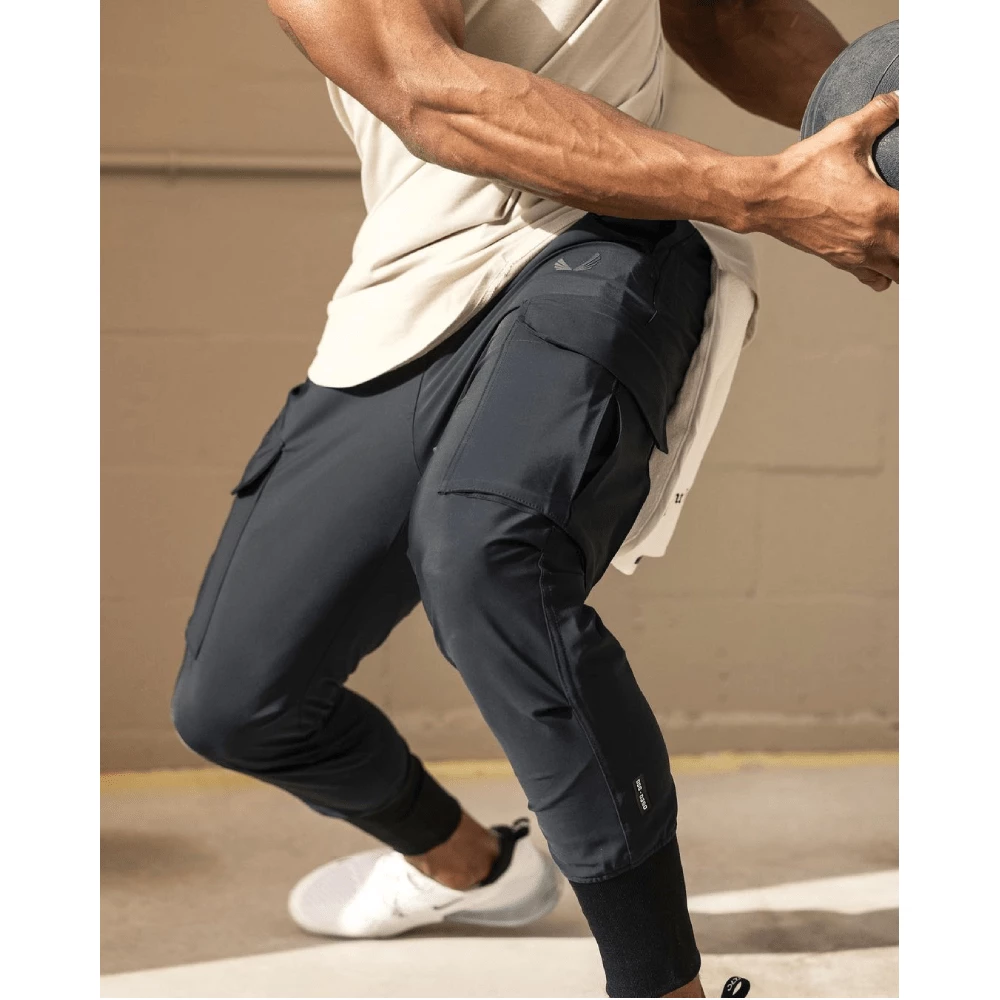 XMARTIAL Black Cargo Joggers 7 XMARTIAL Black Cargo Joggers