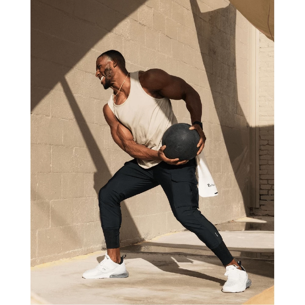 XMARTIAL Black Cargo Joggers 8 XMARTIAL Black Cargo Joggers