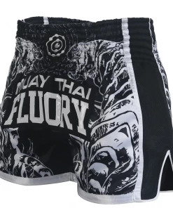 XMARTIAL MMA Shorts Black Tiger Muay Thai Shorts