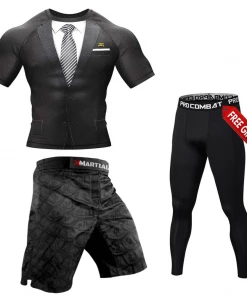XMARTIAL Black Tuxedo Fightwear Bundle 18 XMARTIAL Black Tuxedo Fightwear Bundle