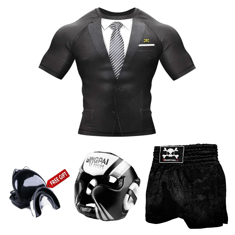 XMARTIAL Black Tuxedo Muay Thai Gear 4 XMARTIAL Black Tuxedo Muay Thai Gear