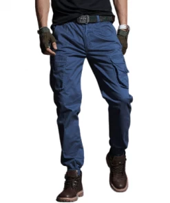 XMARTIAL Streetwear & Athletics Navy Cargo Joggers