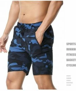XMARTIAL Blue Army Training Shorts Streetwear & Athletics