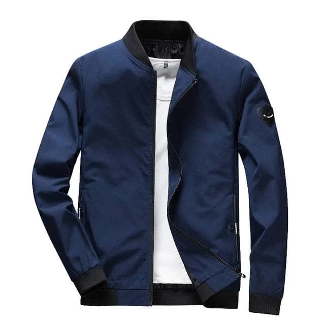 XMARTIAL Blue Champ Bomber Jacket 3 XMARTIAL Blue Champ Bomber Jacket