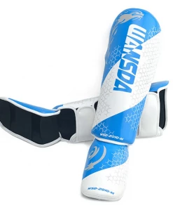 XMARTIAL Blue Combat Muay Thai Shin Guards 7 XMARTIAL Blue Combat Muay Thai Shin Guards