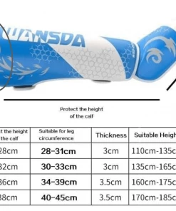 XMARTIAL Blue Combat Muay Thai Shin Guards 9 XMARTIAL Blue Combat Muay Thai Shin Guards