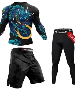 XMARTIAL Blue Dragon Fightwear Bundle