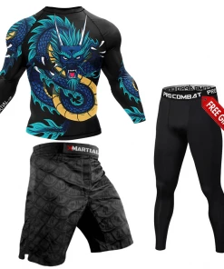 XMARTIAL Blue Dragon Fightwear Bundle