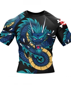 XMARTIAL Rash Guards Blue Dragon Rash Guard