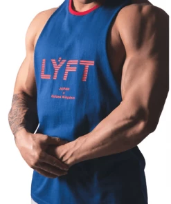 XMARTIAL Blue Lifestyle Lift Tank Top Streetwear & Athletics