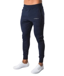 XMARTIAL BJJ Gear Blue Muscle Fit Joggers