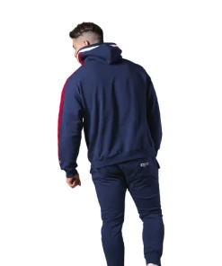 XMARTIAL BJJ Gear Blue Side Striped Hoodies Joggers 11 XMARTIAL BJJ Gear Blue Side Striped Hoodies Joggers