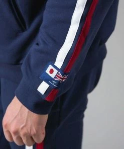 XMARTIAL BJJ Gear Blue Side Striped Hoodies Joggers 12 XMARTIAL BJJ Gear Blue Side Striped Hoodies Joggers