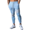 XMARTIAL Streetwear & Athletics Blue Track Joggers 2 XMARTIAL Streetwear & Athletics Blue Track Joggers