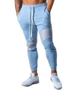 XMARTIAL Streetwear & Athletics Blue Track Joggers