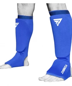 XMARTIAL Blue Triad Shin Guards Muay Thai Shin Guards