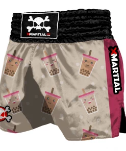 XMARTIAL MMA Shorts Boba Milk Tea Muay Thai Shorts