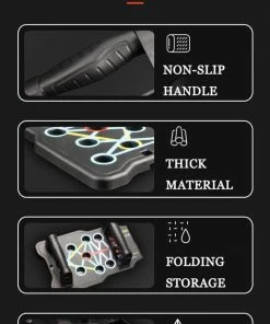 XMARTIAL Plug & Press Push Up Board