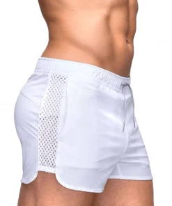 XMARTIAL Less Than $35 White Bodybuilder Shorts