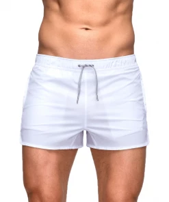 XMARTIAL Less Than $35 White Bodybuilder Shorts