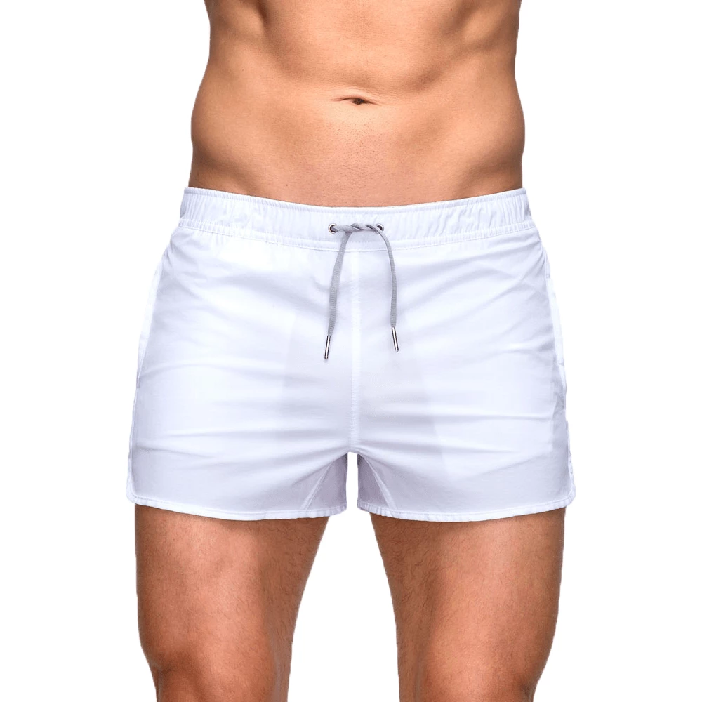 XMARTIAL Less Than $35 White Bodybuilder Shorts 4 XMARTIAL Less Than $35 White Bodybuilder Shorts