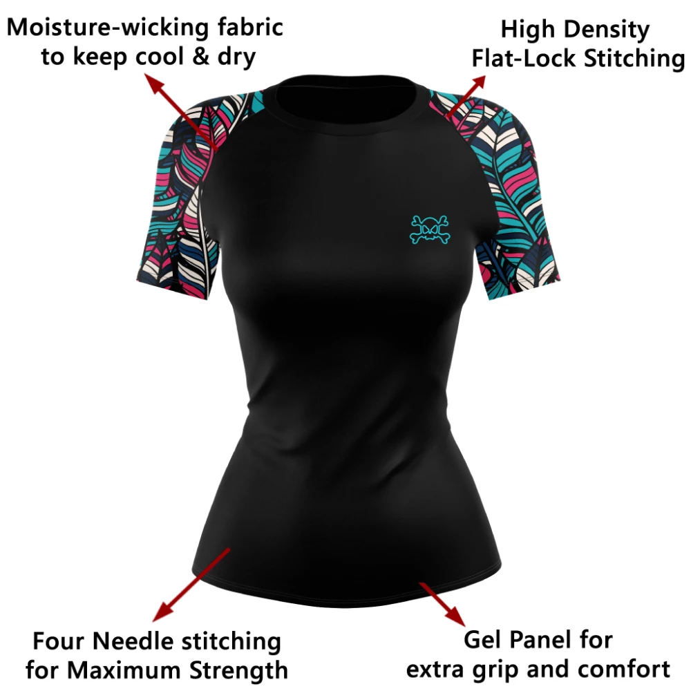 XMARTIAL Boho Women's Rash Guard 7 XMARTIAL Boho Women's Rash Guard