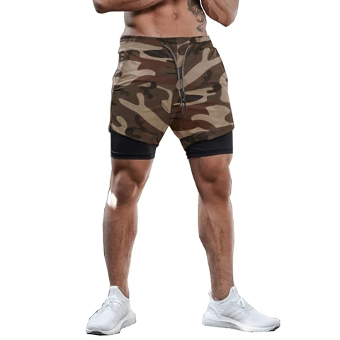 XMARTIAL Less Than $35 Brown 2-in-1 Camo Shorts 3 XMARTIAL Less Than $35 Brown 2-in-1 Camo Shorts