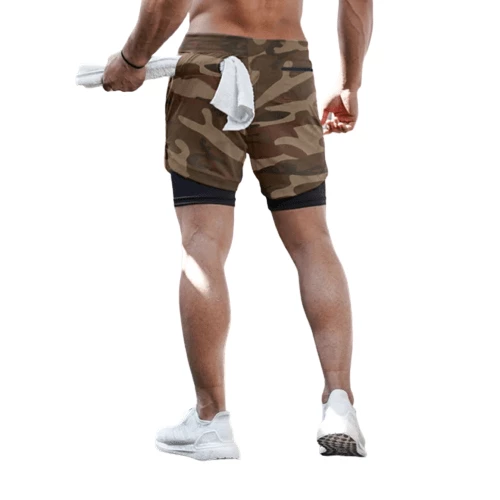 XMARTIAL Less Than $35 Brown 2-in-1 Camo Shorts 4 XMARTIAL Less Than $35 Brown 2-in-1 Camo Shorts