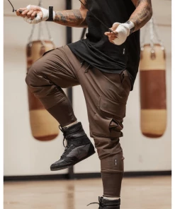 XMARTIAL Brown Cargo Joggers 13 XMARTIAL Brown Cargo Joggers