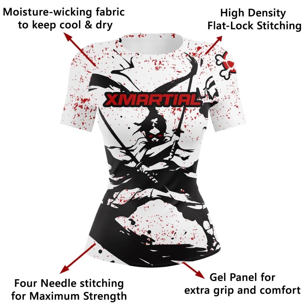 XMARTIAL Rash Guards Bushi Women's Rash Guard 7 XMARTIAL Rash Guards Bushi Women's Rash Guard