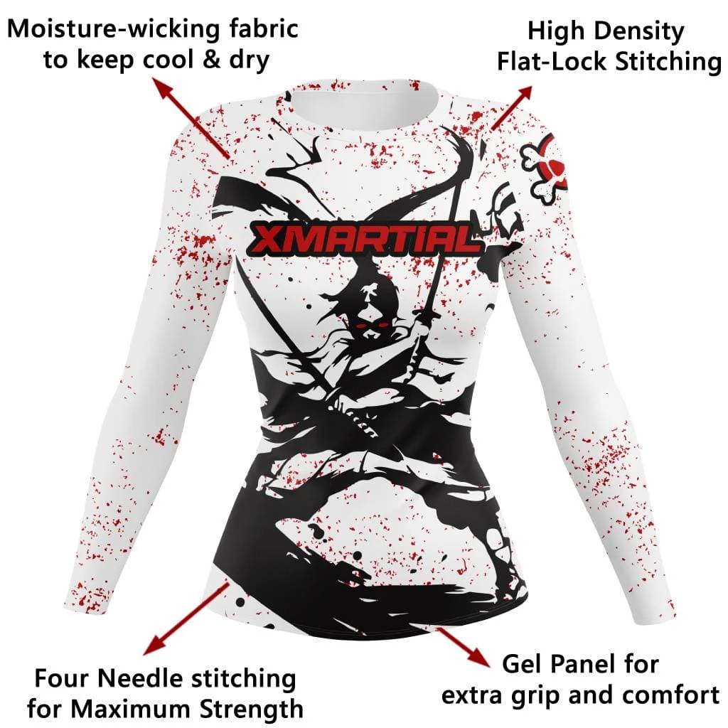 XMARTIAL Rash Guards Bushi Women's Rash Guard 6 XMARTIAL Rash Guards Bushi Women's Rash Guard