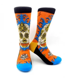 XMARTIAL Calavera Crew Socks New Arrival